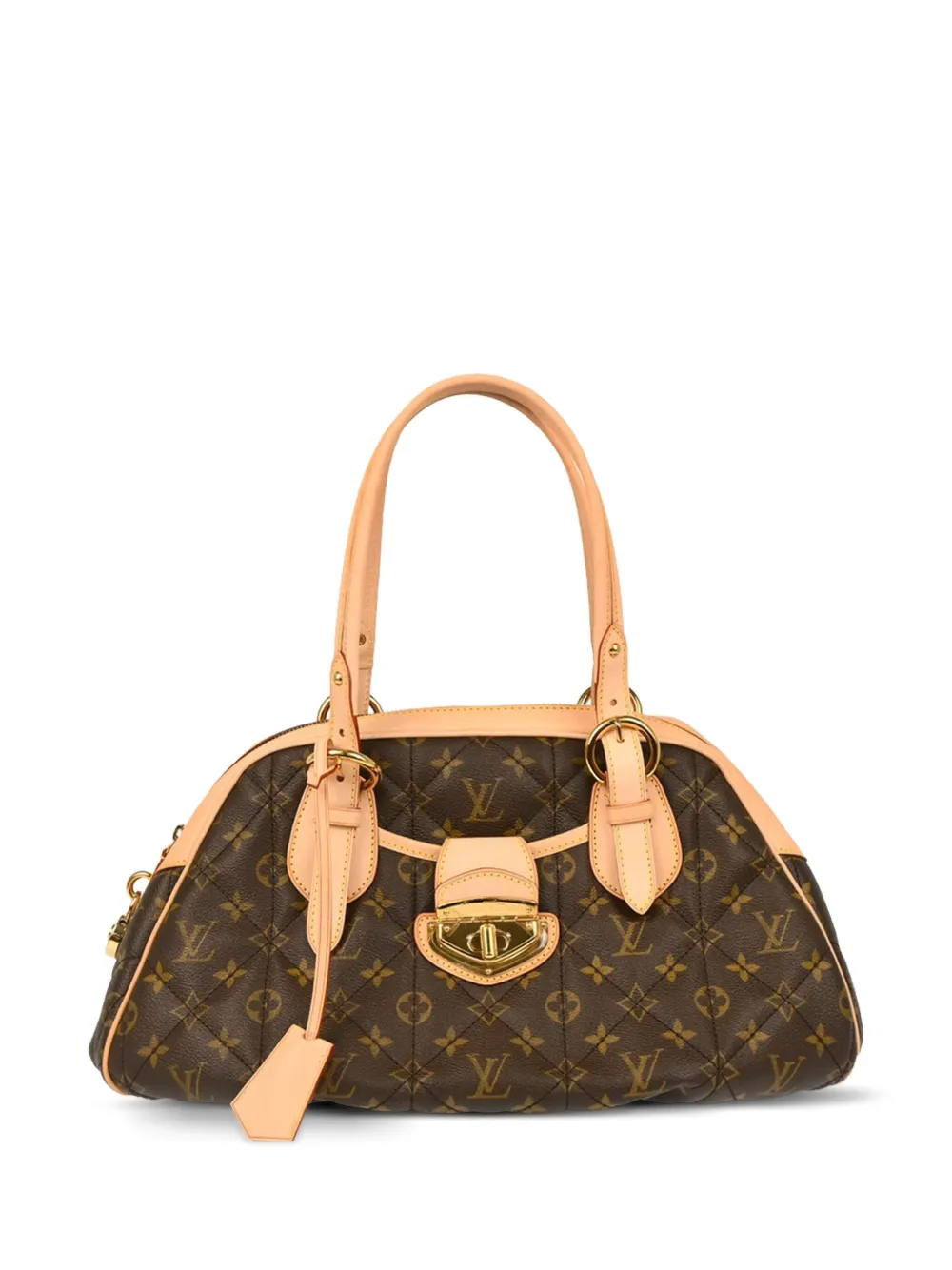 Pre-owned Louis Vuitton 2008 Etoile Monogram-canvas Bowling Handbag In Brown