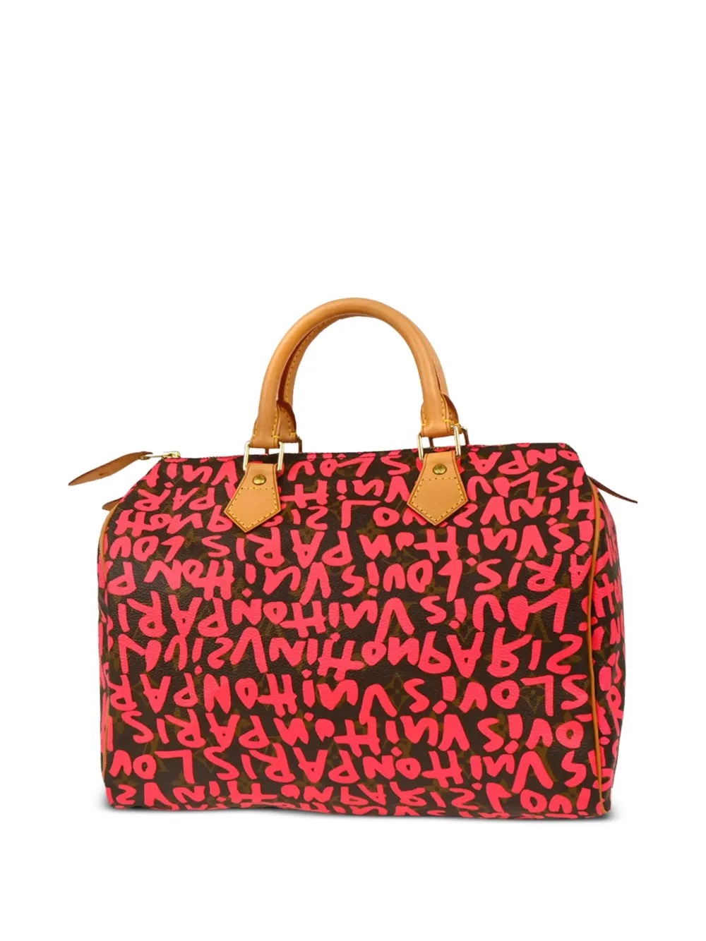 Louis Vuitton Pre-Owned 2009 Speedy 30 graffiti-monogram tote bag | Pre-Owned | Image 2