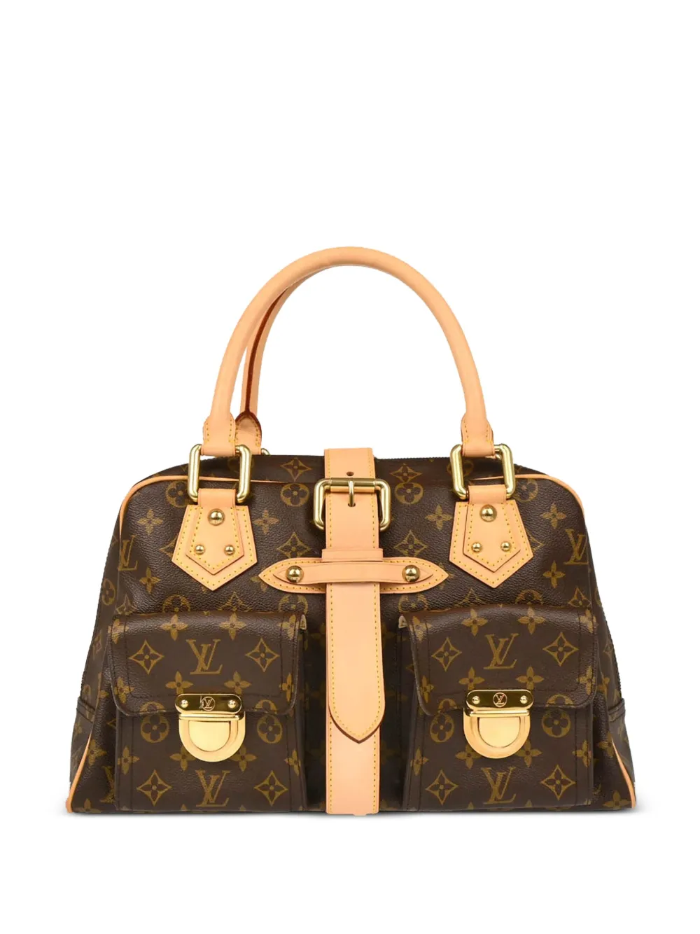 Pre-owned Louis Vuitton 2006 Manhattan Gm Handbag In Brown