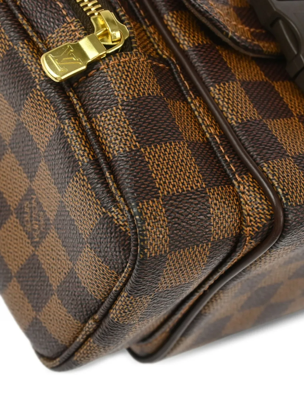 Pre-owned Louis Vuitton 2006 Damier Reporter Melville Shoulder Bag In Brown