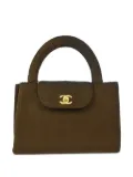CHANEL Pre-Owned 1998 silk handbag - Brown