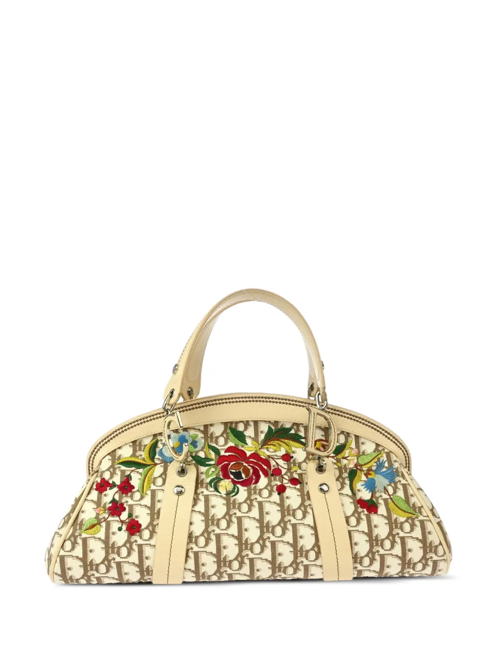 Christian Dior Pre-Owned 2005 Trotter Floral tote bag | Neutrals | Image 1