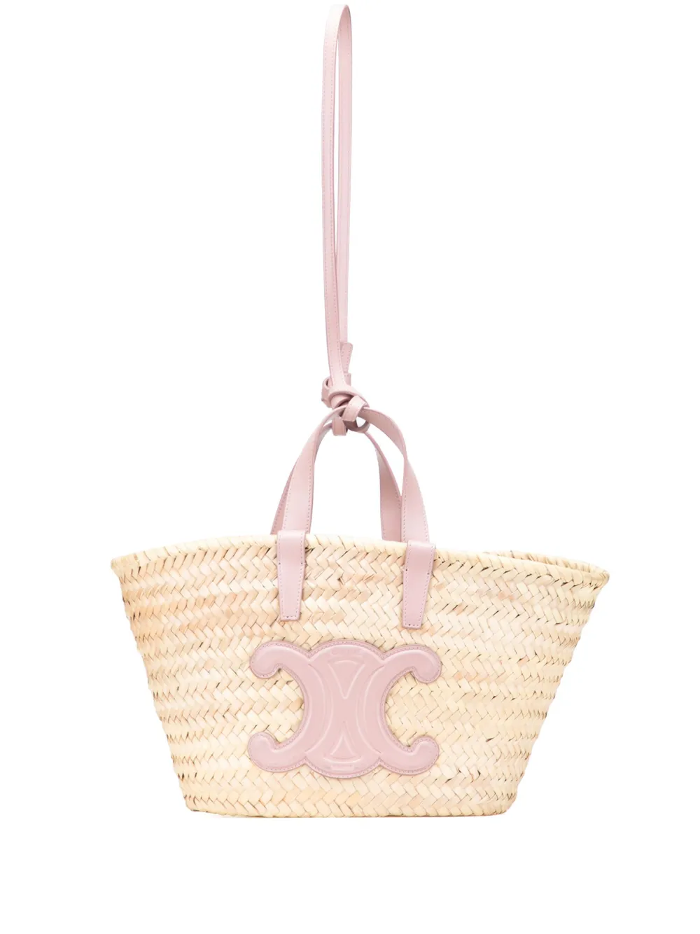 2021 Teen Raffia Triomphe Panier satchel