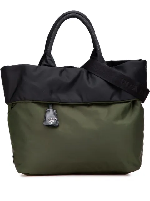 Prada Pre-Owned 2000-2015 Tessuto Reversible satchel