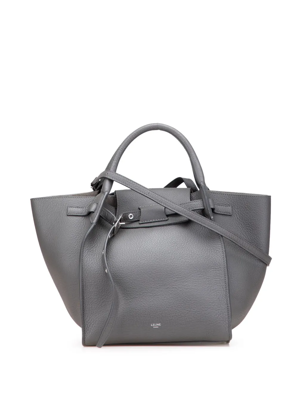 Céline Pre-Owned 2019 Small Grained Calfskin Big Bag satchel - グレー Céline Pre-Owned 2019 Small Grained Calfskin Big Bag satchel - グレー