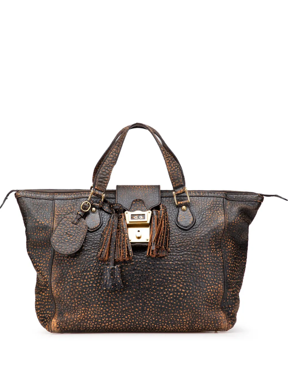 Gucci Pre-Owned 2016-2025 Embossed Leather Weekender Bag tote bag - Gucci Pre-Owned 2016-2025 Embossed Leather Weekender Bag tote bag -