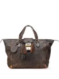 Gucci Pre-Owned 2016-2025 Embossed Leather Weekender Bag tote bag - Brown