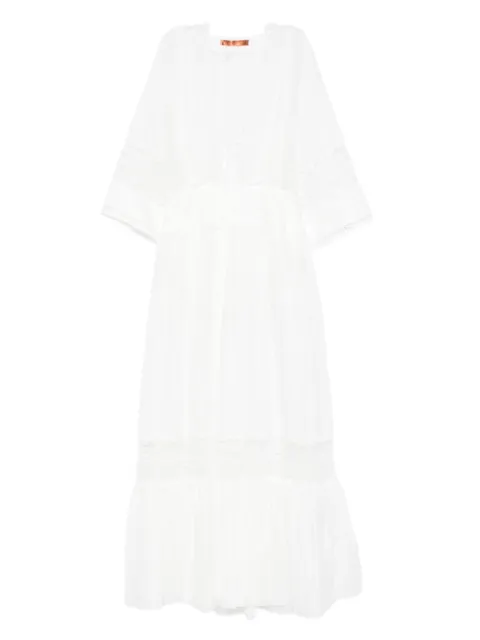 Ermanno Scervino lace-trimmed tiered dress