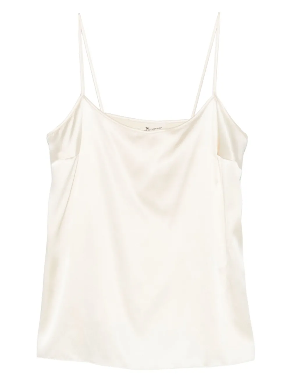 Ermanno Scervino Top met spaghettibandjes Beige