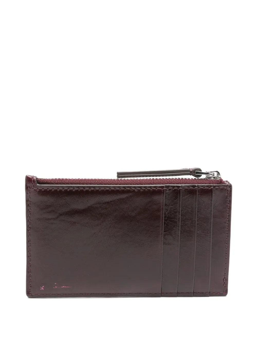 Tory Burch Kira quilted zip-top card holder Paars