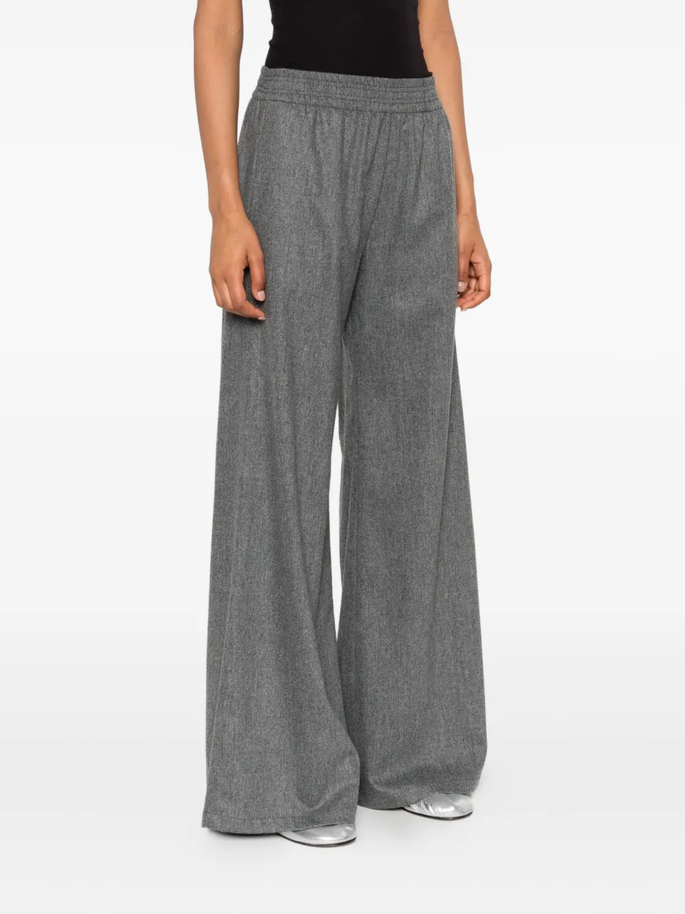 Fabiana Filippi Broek met elastische taille Grijs