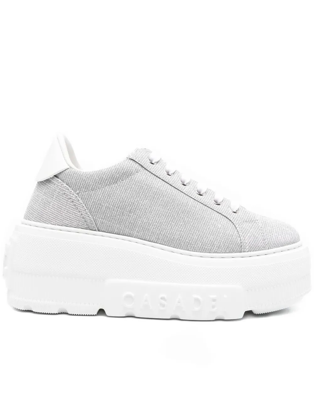 Casadei Nexus Cas25 platform lace-up sneakers Silver