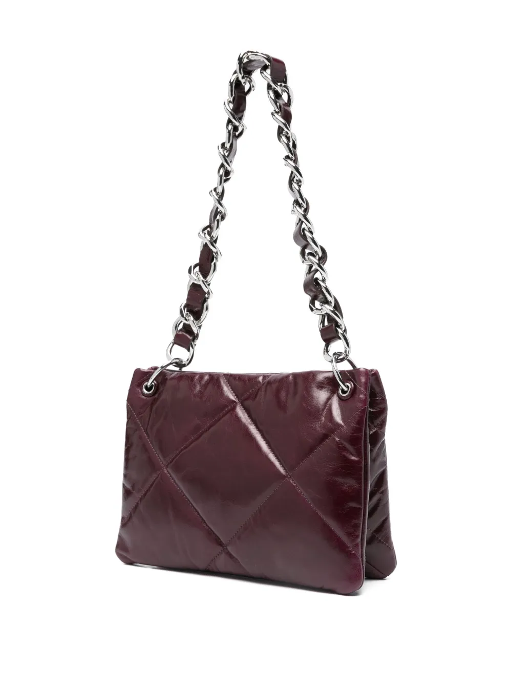 Tory Burch quilted chain-strap shoulder bag Paars