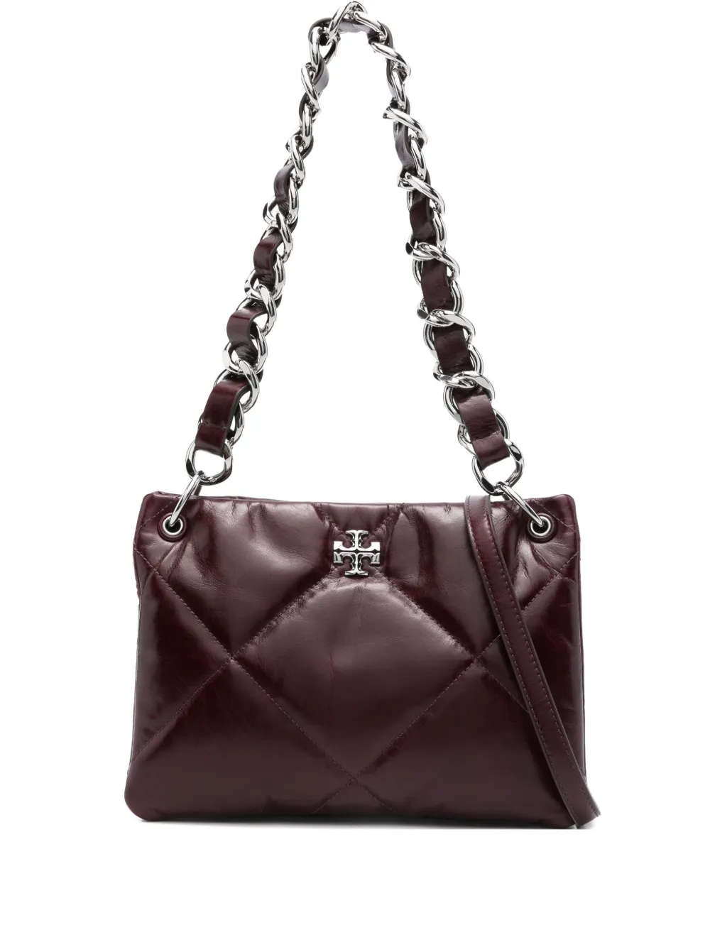 Tory Burch quilted chain-strap shoulder bag Paars