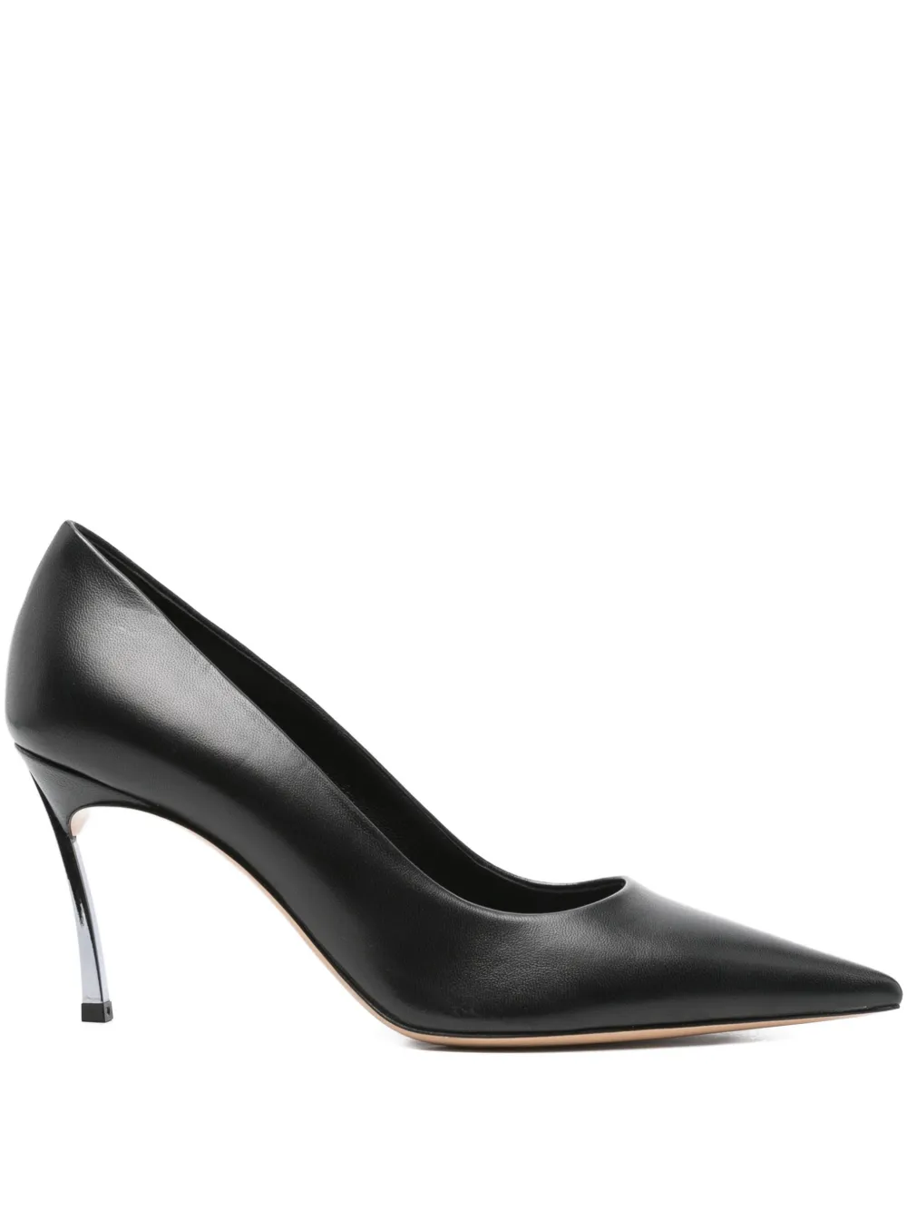 Casadei 80mm Superblade pointed-toe stiletto pumps Black