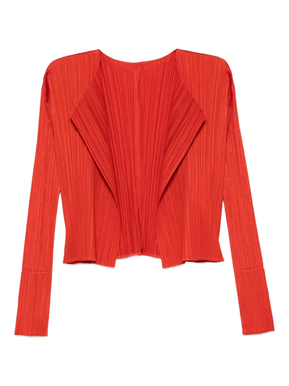 Pleats Please Issey Miyake Geplooid vest Rood