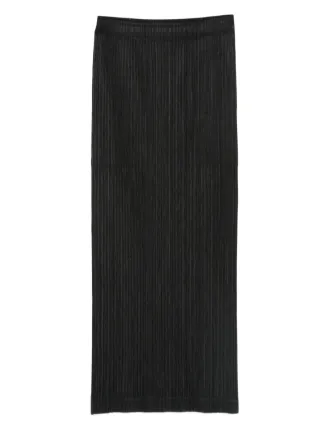Pleats Please Issey Miyake プリーツ スカート | ブラック | FARFETCH JP