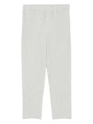 Homme Plissé Issey Miyake ストレートパンツ | ブルー | FARFETCH JP