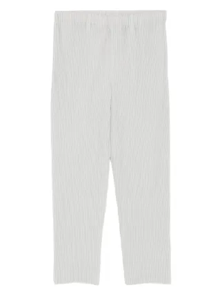 ジ*ロ様 ISSEY MIYAKEのプリーツパンツ ホワイト Homme Plissé Issey Miyake プリーツパンツ | グレー | FARFETCH JP