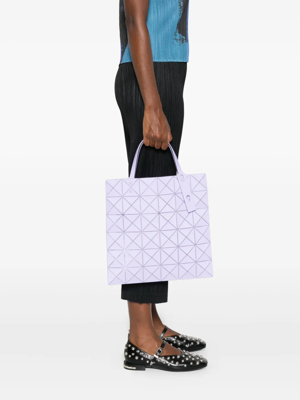 Bao Bao Issey Miyake Prism geometric-pattern tote bag - Paars