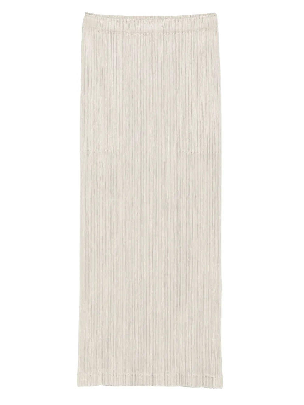 Pleats Please Issey Miyake Straight plooirok Beige