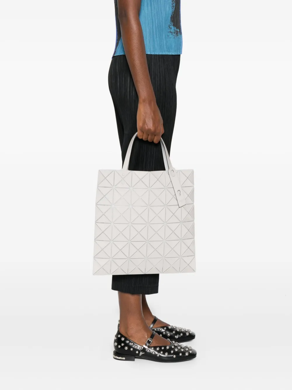Bao Bao Issey Miyake Prism geometric-pattern tote bag - Wit