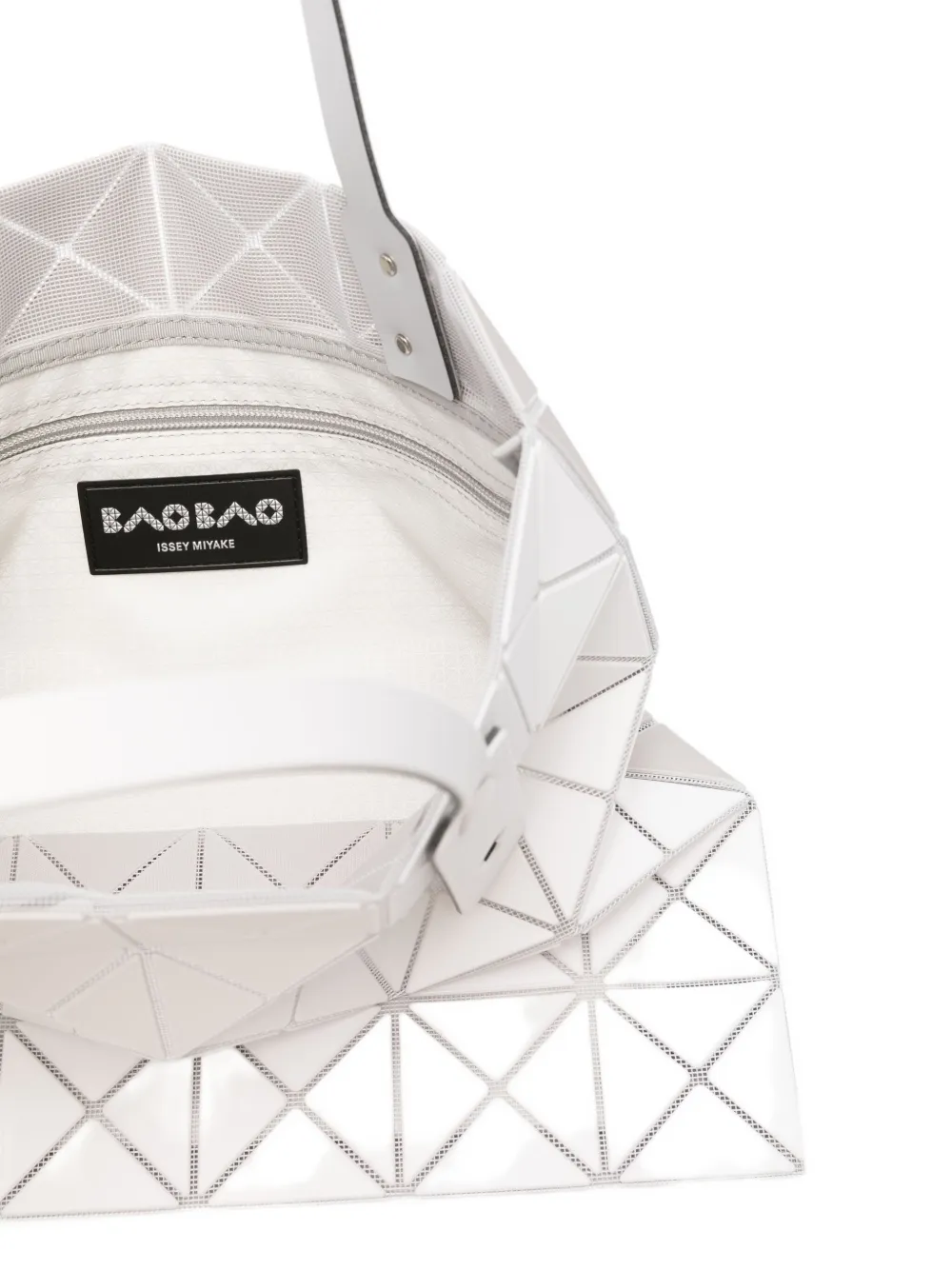Bao Bao Issey Miyake Prism Geometric-pattern Tote Bag In White