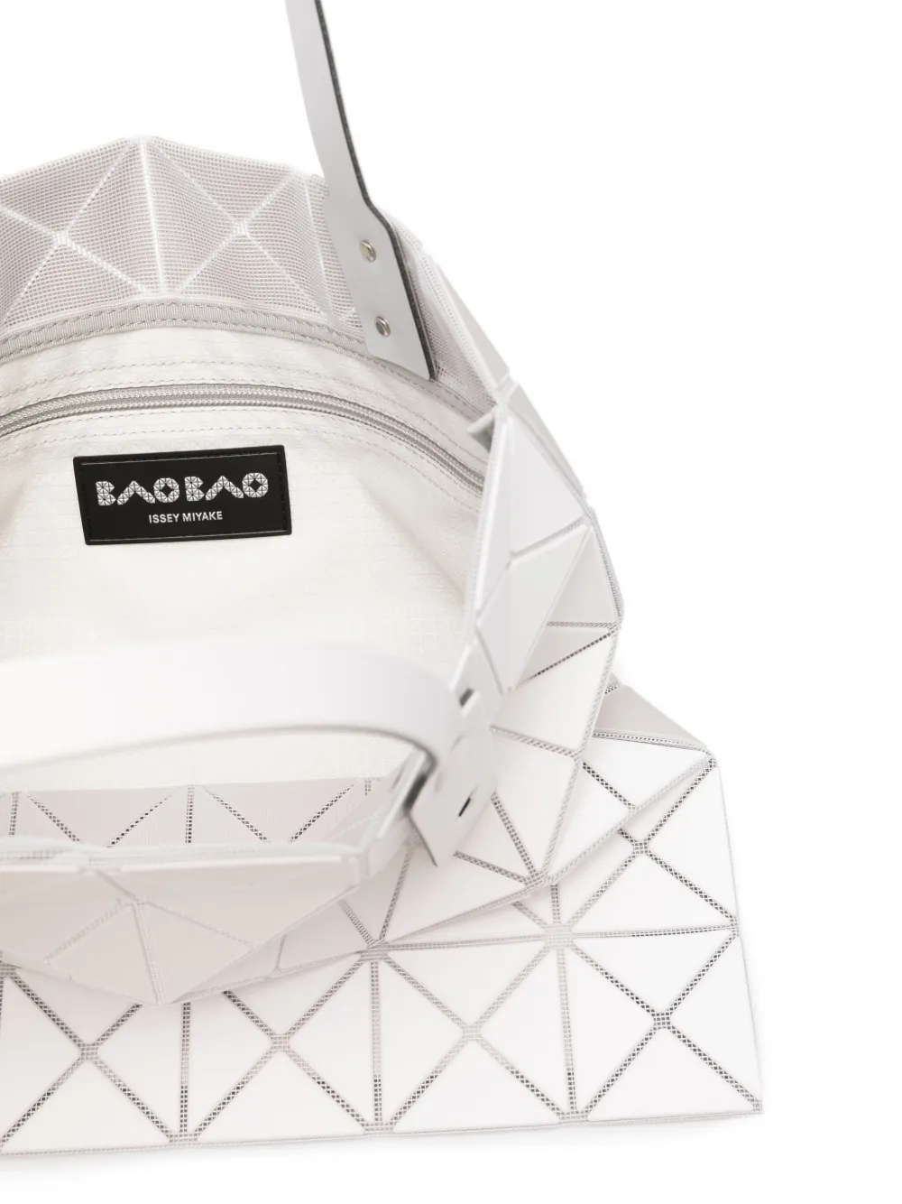 Bao Issey Miyake Prism shopper met geometrisch patroon Wit