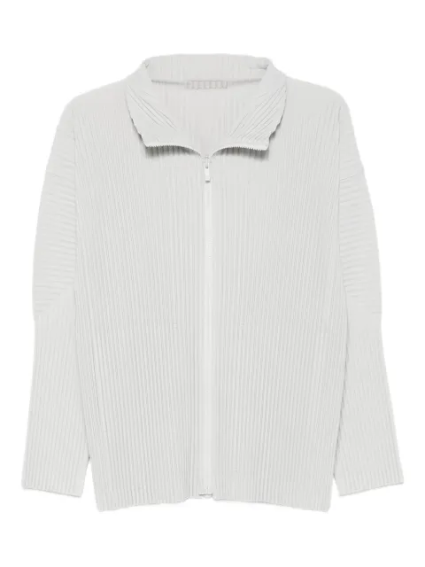Homme Plissé Issey Miyake pleated zip-front shirt jacket