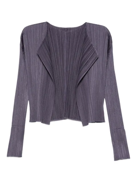 Pleats Please Issey Miyake pleated cardigan