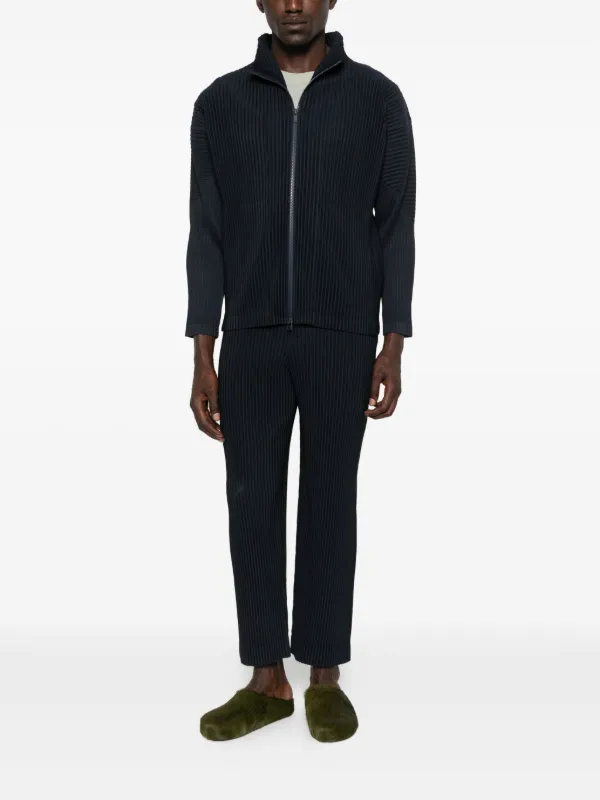 Homme Plissé Issey Miyake プリーツパンツ | ブルー | FARFETCH JP