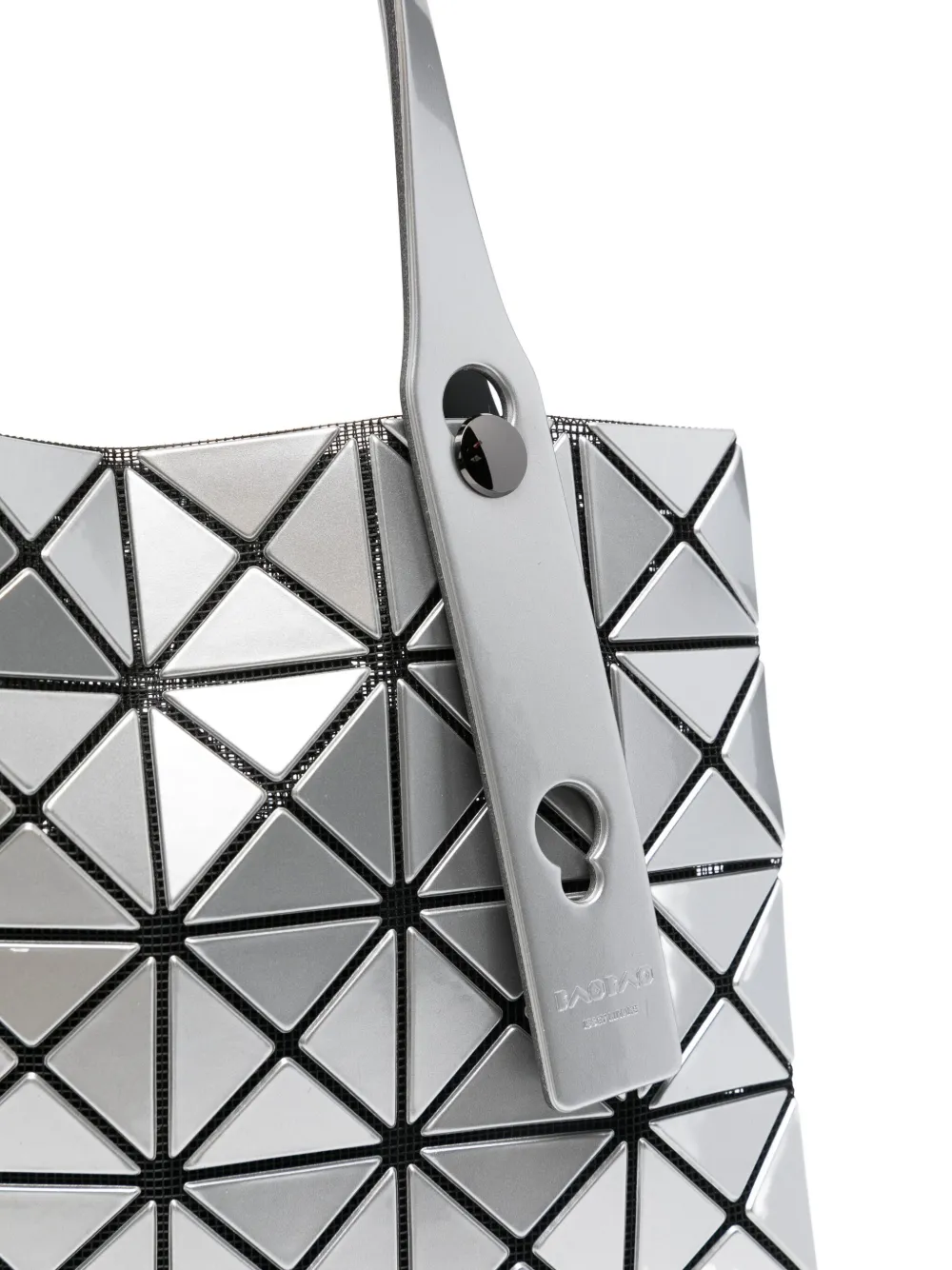 Bao Bao Issey Miyake Prism Geometric-pattern Tote Bag In Silver