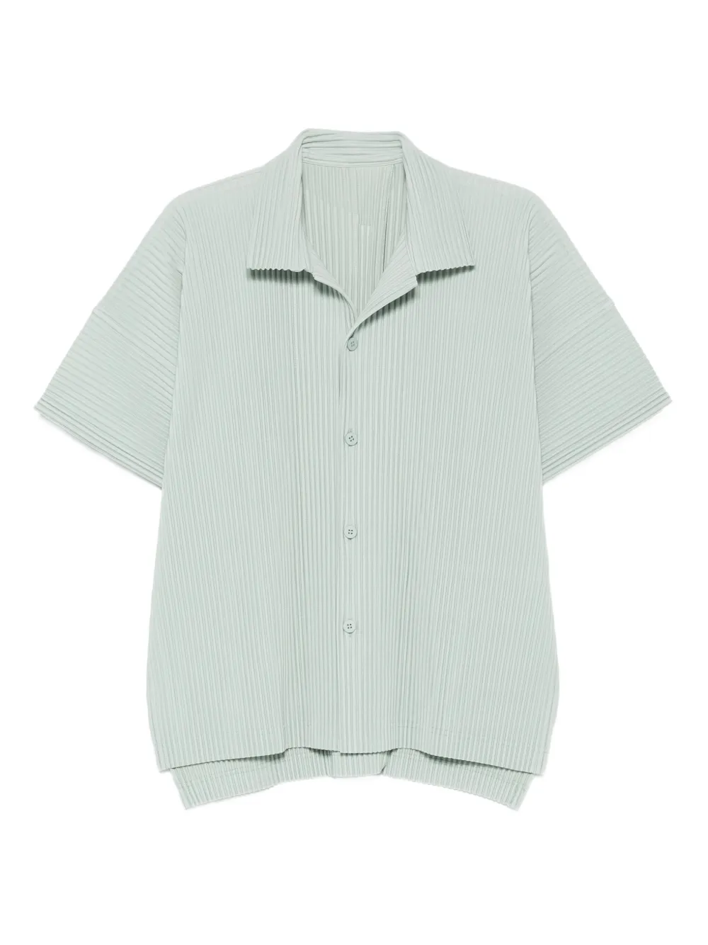 Homme Plissé Issey Miyake Gestreept overhemd Groen
