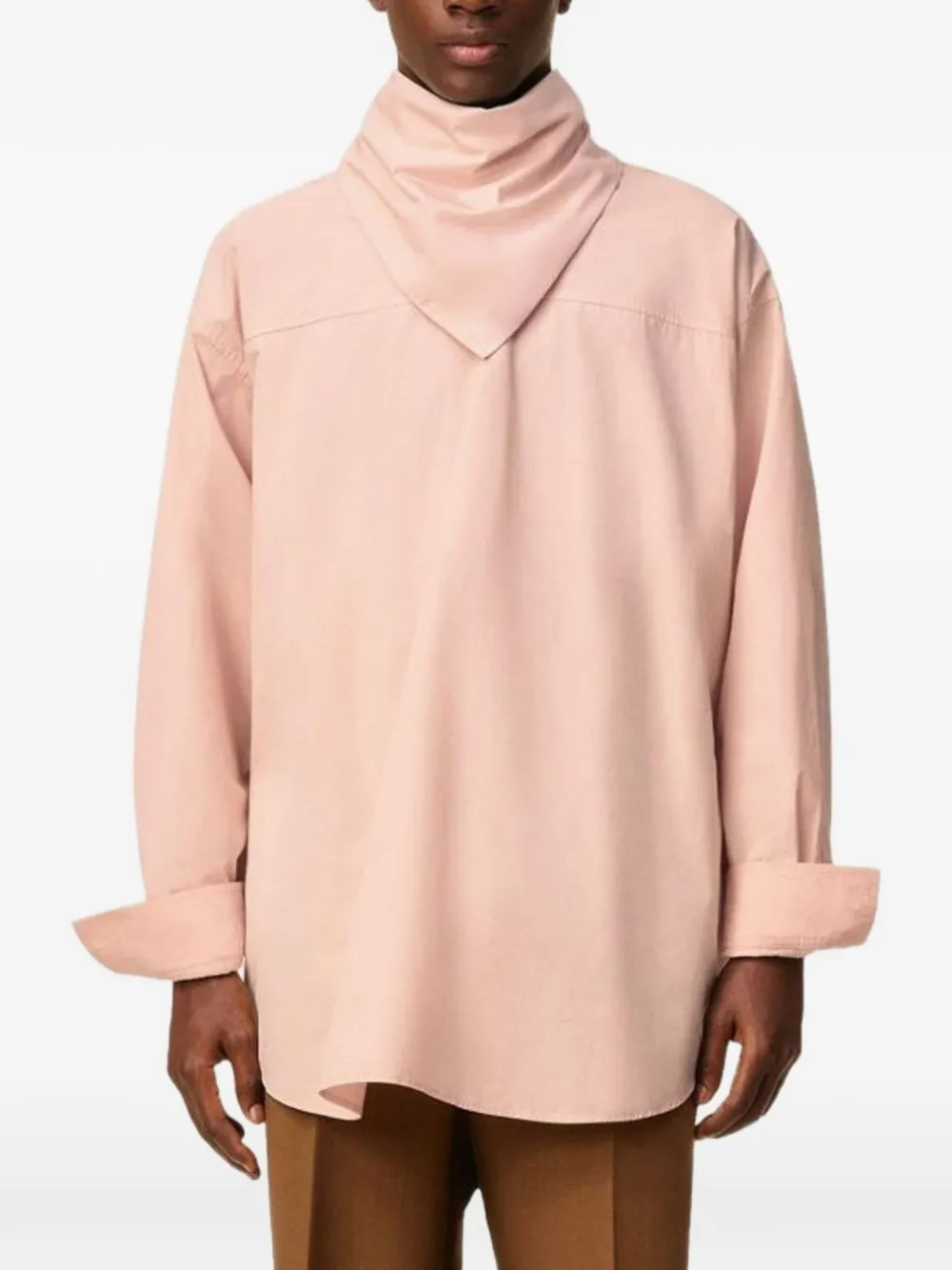 AMI Paris bandana-detail shirt - Rosa