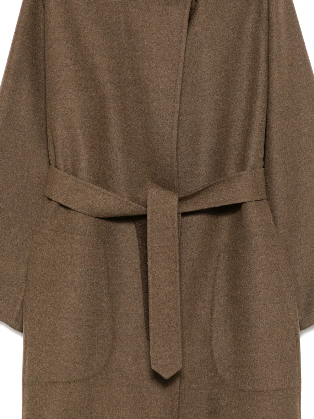 Pre-owned Hermes 1990-2000s Coat In Brown