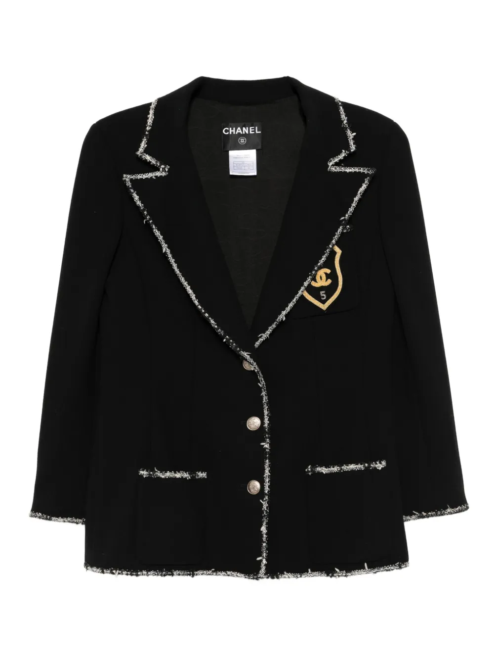 CHANEL Pre-Owned chamarra con botones 2005 | negro | Image 1