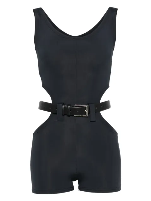 Vestiaire d'un Oiseau Libre cut-out belted playsuit