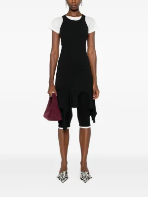 Alexander Wang Vネック チェーンディテール マキシドレス Alexander Wang Vネック ドレス | ブラック | FARFETCH JP