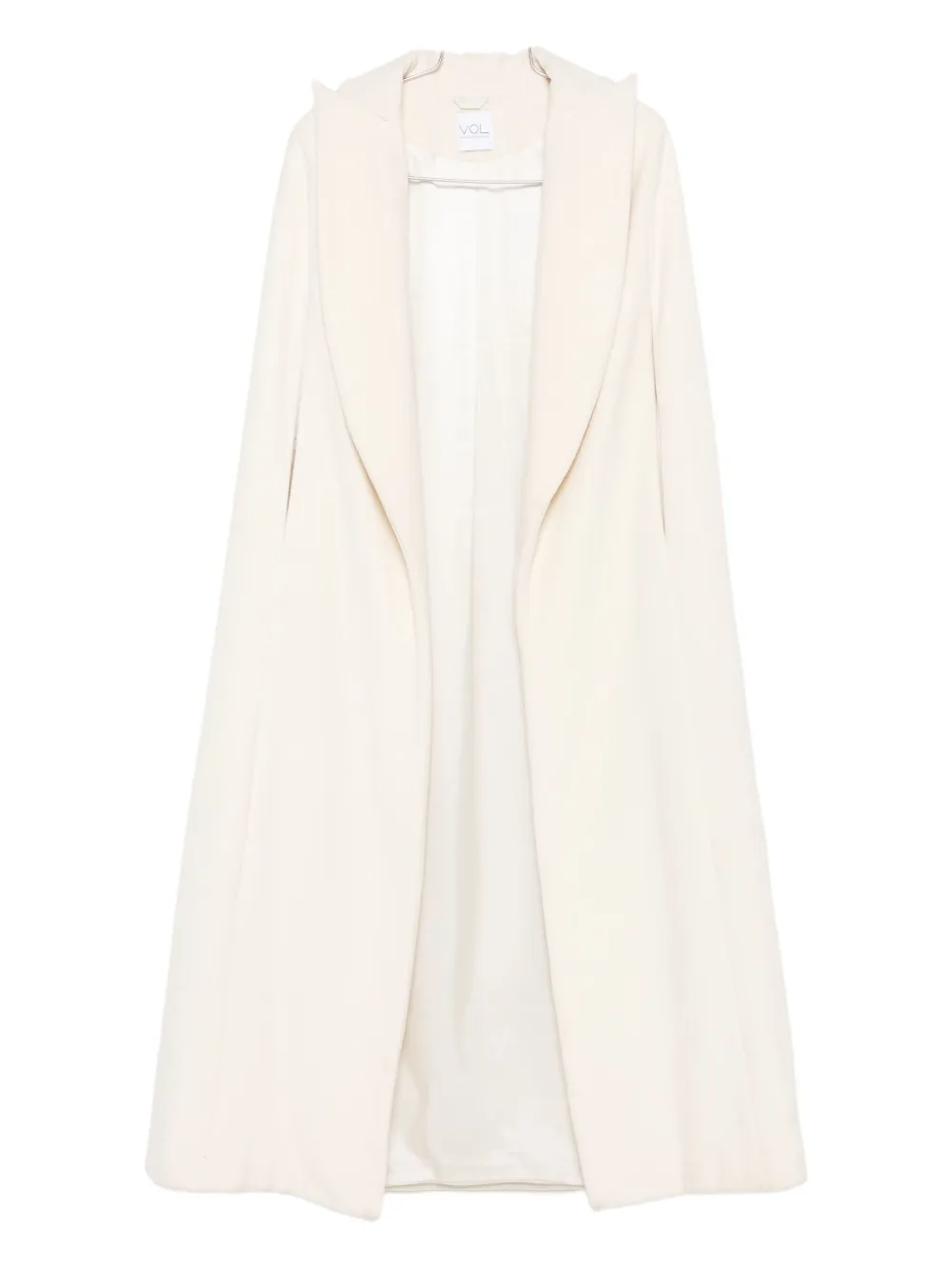 Vestiaire d'un Oiseau Libre A-line cape - Bianco