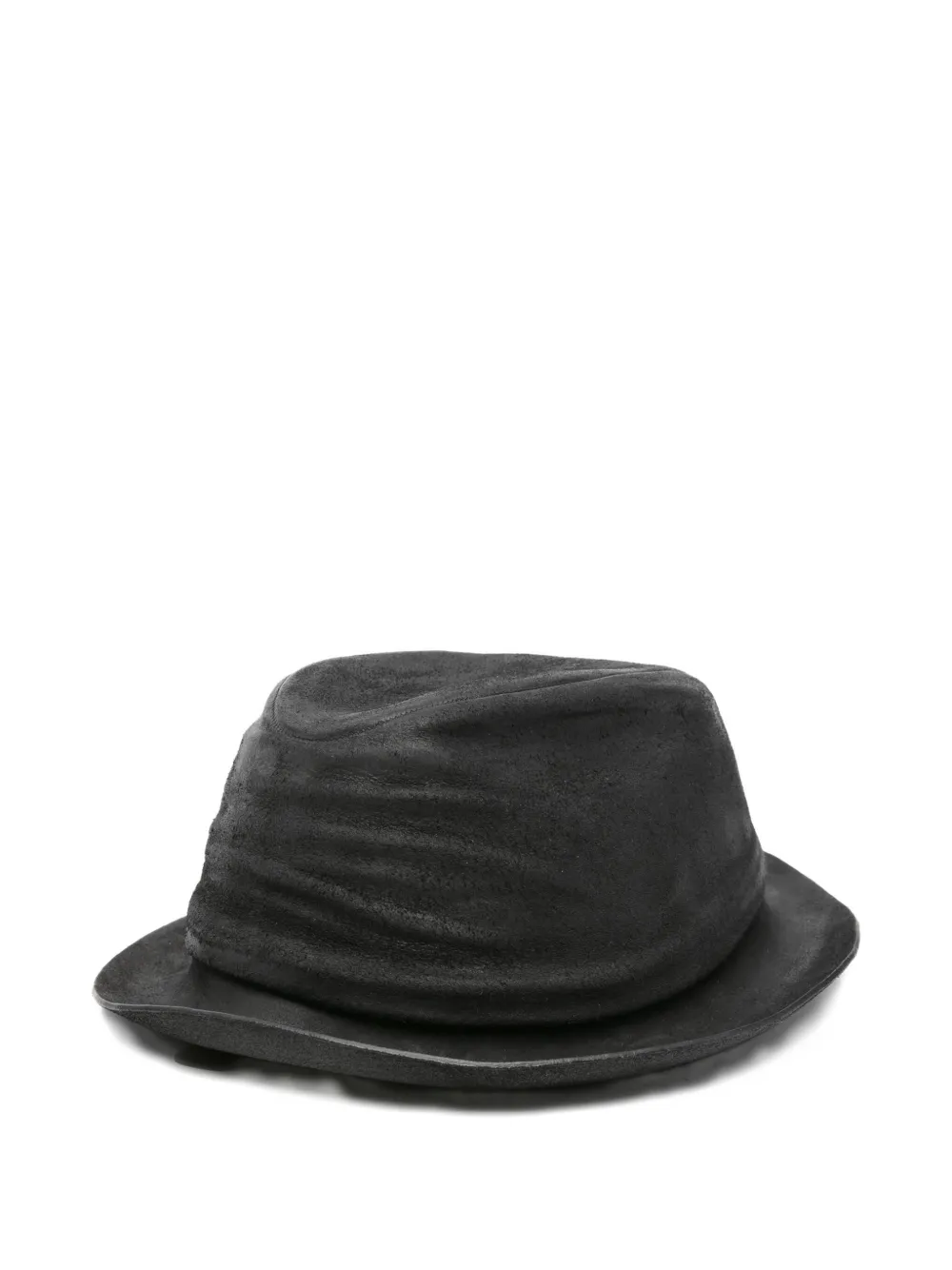 Layer Zero suede leather hat | Black | Image 1