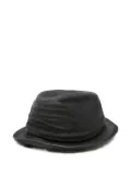 Layer Zero suede leather hat - Black