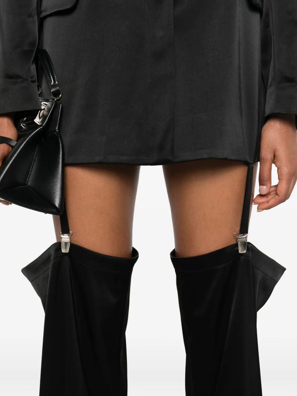 Vestiaire D'un Oiseau Libre Suspender Jumpsuit In Black