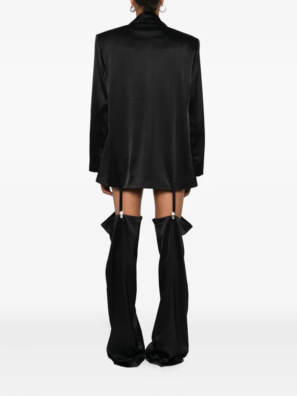 Vestiaire D'un Oiseau Libre Suspender Jumpsuit In Black