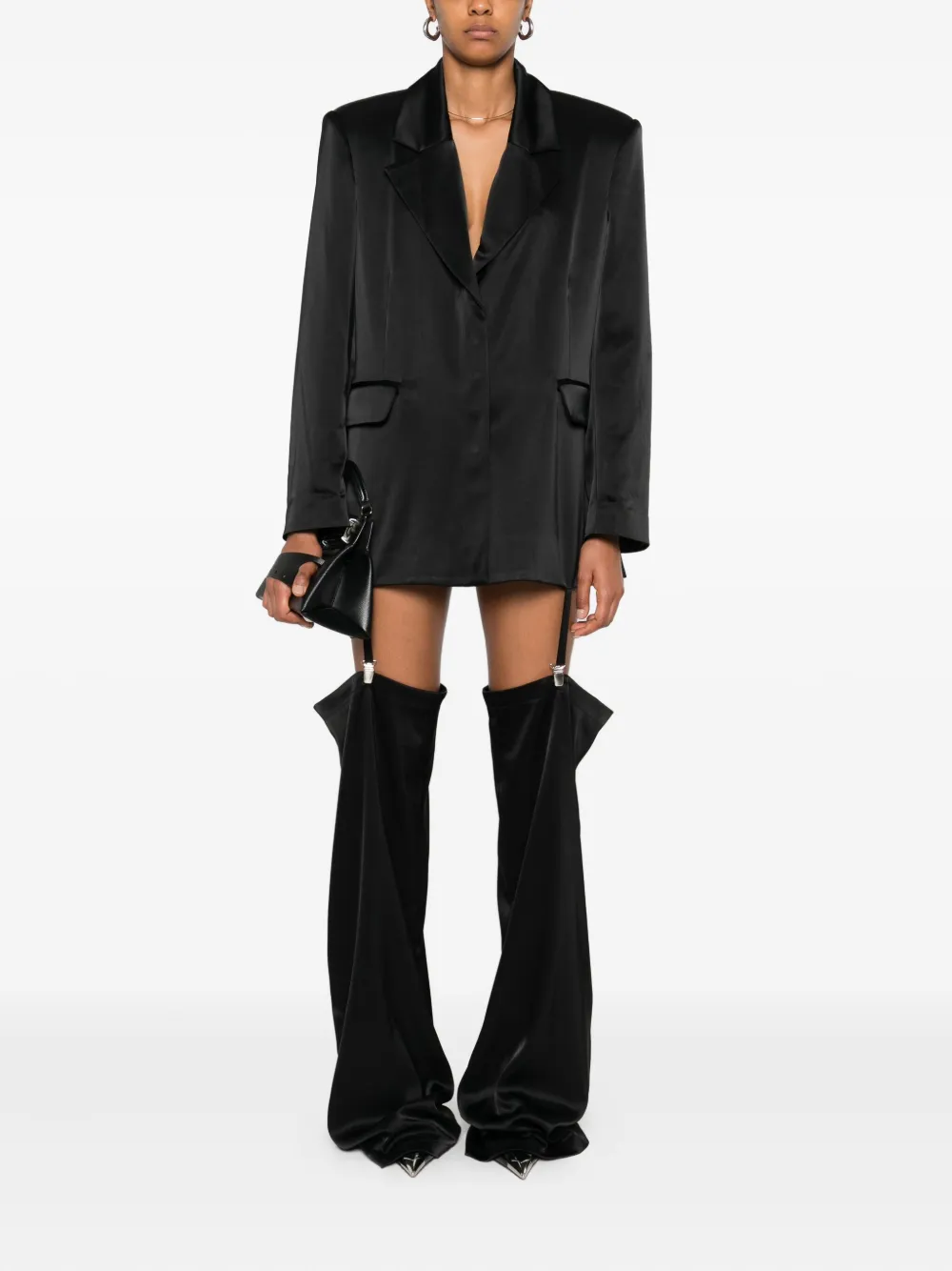 Vestiaire d'un Oiseau Libre Jumpsuit met bretels - Zwart
