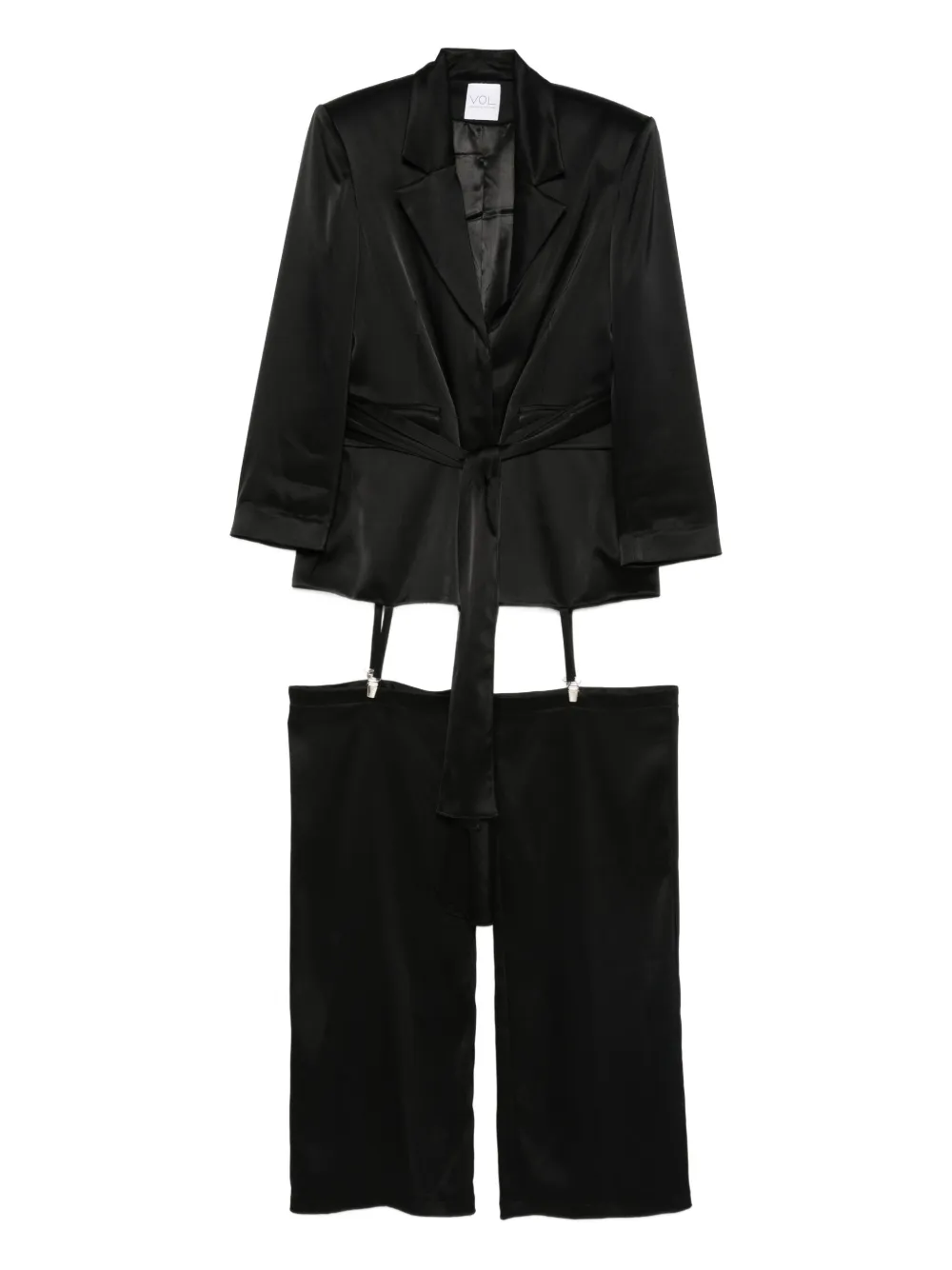 Vestiaire d'un Oiseau Libre suspender jumpsuit | Black | Image 1