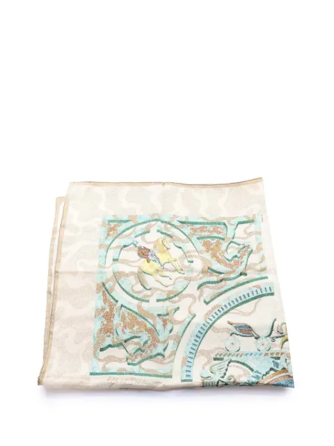 Hermès Pre-Owned 1986-1998 Alfred De Dreux Peintre du Cheval Silk Scarf scarves