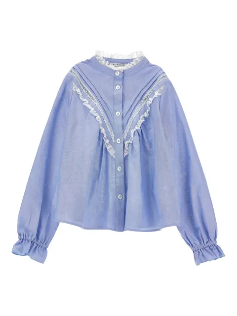 Philosophy Di Lorenzo Serafini Kids lace-trimmed blouse