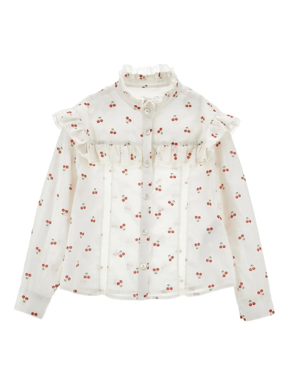 Philosophy Di Lorenzo Serafini Kids Shirt met kersenprint Wit