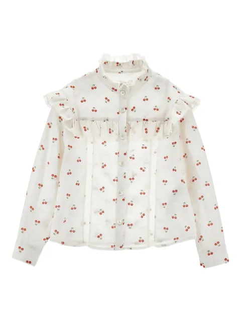 Philosophy Di Lorenzo Serafini Kids cherry-print blouse