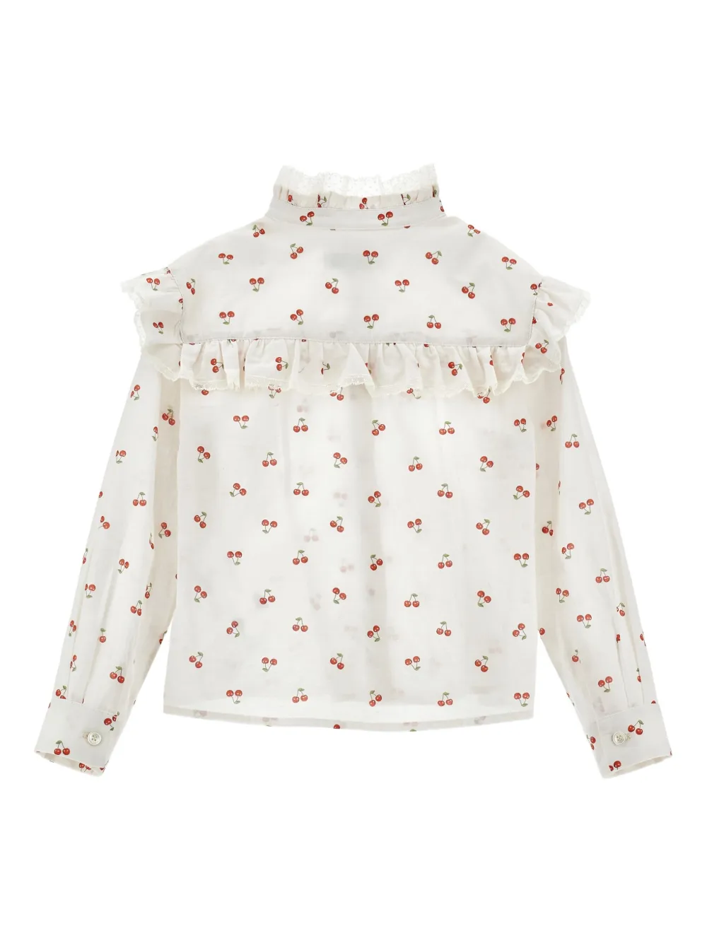 Philosophy Di Lorenzo Serafini Kids Shirt met kersenprint Wit